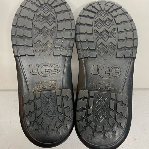 UGG Sienna Matte Women’s Size 7 Black Matte Rubber Rain Boots - Picture 4 of 4